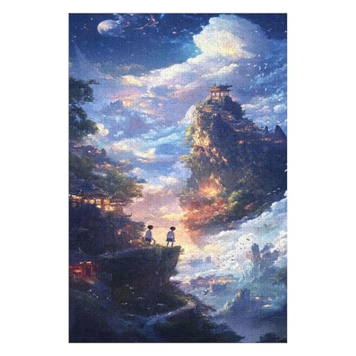 Puzzle 1000 Pieces Castle in The Sky Poster Toy for Adults and Children Decompression Game Classic Game Puzzle 38x52cm Puzzle 1000 Pieces Castle in The Sky Poster Toy for Adults and Children Decompression Game Classic Game Puzzle 38x52cm von HNBDE