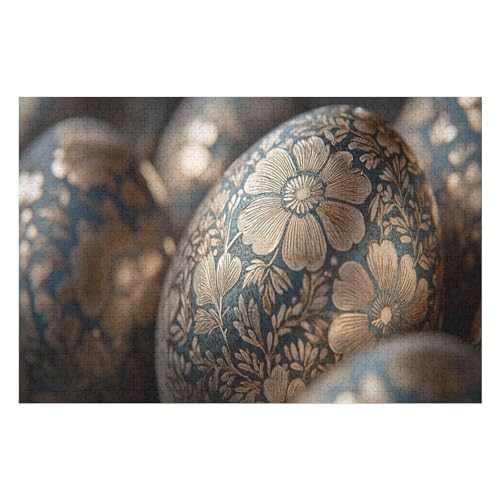 Puzzle 1000 Pieces Easter Egg Adults and Children Puzzles 1000 Pieces High Difficulty Family Puzzle Decompression Game21 38x52cm NbG425 von HNBDE