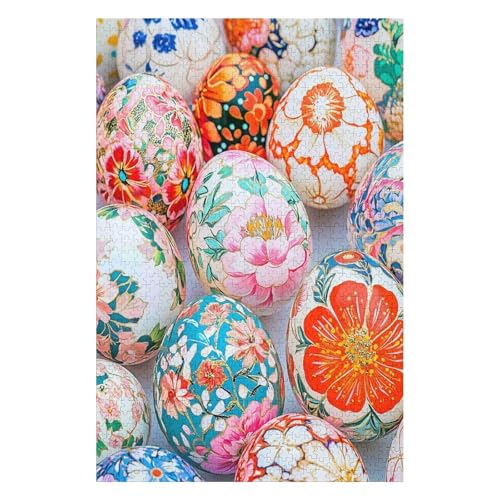 Puzzle 1000 Pieces Easter Egg Puzzles Adults and Children Best for The Family Game Collection 50x70cm Puzzle 1000 Pieces Easter Egg Puzzles Adults and Children Best for The Family Game Collection 50x70cm von HNBDE