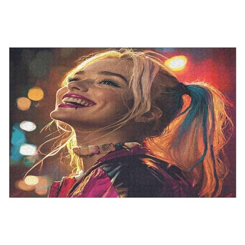Puzzle 1000 Pieces Joker Movie Adults and Children Puzzles 1000 Pieces High Difficulty Family Puzzle Decompression Game21 26x38cm Fds474 von HNBDE