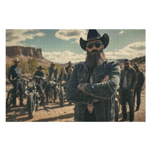 Puzzle 1000 Pieces Motorcycle Gang Adults and Children Puzzles 1000 Pieces High Difficulty Family Puzzle Decompression Game21 38x52cm Fds284 Puzzle 1000 Pieces Motorcycle Gang Adults and Children Puzzles 1000 Pieces High Difficulty Family Puzzle Decompression Game21 38x52cm Fds284 von HNBDE