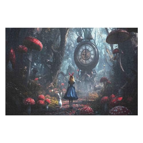 Puzzle 1000 Pieces Movie Anime Theme Poster Toy for Adults and Children Decompression Game Classic Game Puzzle34 26x38cm Fds129 von HNBDE