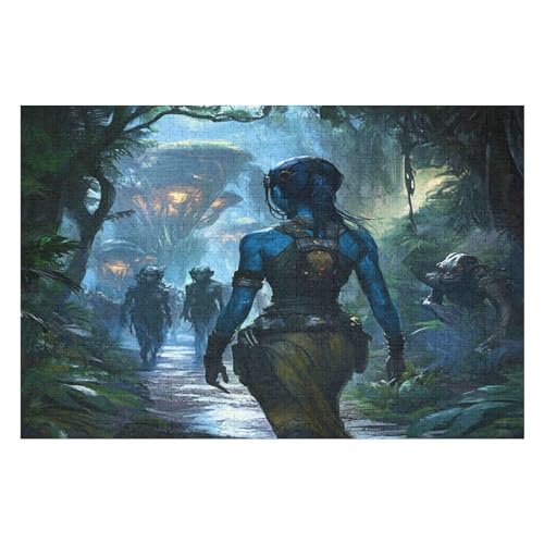 Puzzle 1000 Pieces Movie Characters Adults and Children Puzzles 1000 Pieces High Difficulty Family Puzzle Decompression Game21 38x52cm Fds023 von HNBDE