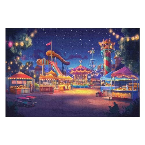 Puzzle 1000 Pieces ThemeAmusement Park Colourful Puzzle for Adults and Children in Proven Quality7 26x38cm NbG032 Puzzle 1000 Pieces ThemeAmusement Park Colourful Puzzle for Adults and Children in Proven Quality7 26x38cm NbG032 von HNBDE