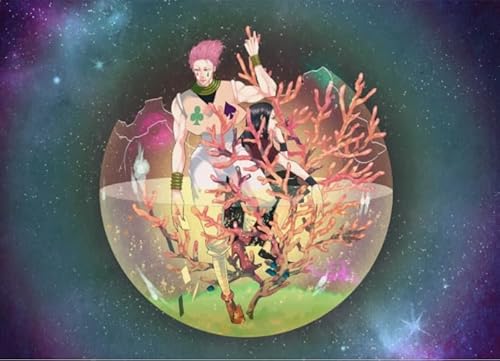 Puzzle 1000 Stück - Unregelmäßiges Puzzles - Classic Japanese Animes Hisoka Posters - Lernspielzeug Für Kinder - Erwachsene Spielzeug Zum Stressabbau Für Die Ganze Familie - 50x70cm Puzzle 1000 Stück - Unregelmäßiges Puzzles - Classic Japanese Animes Hisoka Posters - Lernspielzeug Für Kinder - Erwachsene Spielzeug Zum Stressabbau Für Die Ganze Familie - 50x70cm von HNBDE