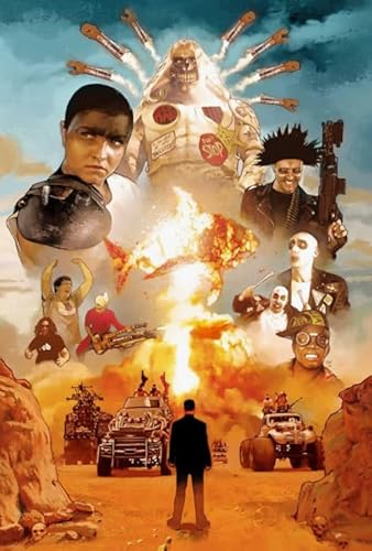 Puzzle 1000 Teile Actionfilm Mad.M Wanunst Poster Spielzeug für Erwachsene DekompressionsspielMj307TY 26x38cm von HNBDE