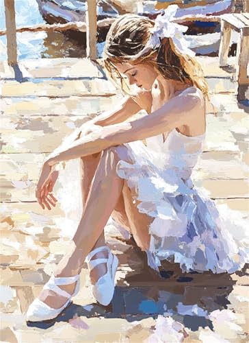 Puzzle 1000 Teile Balletttänzerin Puzzle Erwachsene, Holzpuzzle Klassische Puzzles Mädchen Jigsaw Puzzles für Erwachsene, Clevere Rätsel Paper Jigsaw, 50x70cm Puzzle 1000 Teile Balletttänzerin Puzzle Erwachsene, Holzpuzzle Klassische Puzzles Mädchen Jigsaw Puzzles für Erwachsene, Clevere Rätsel Paper Jigsaw, 50x70cm von HNBDE