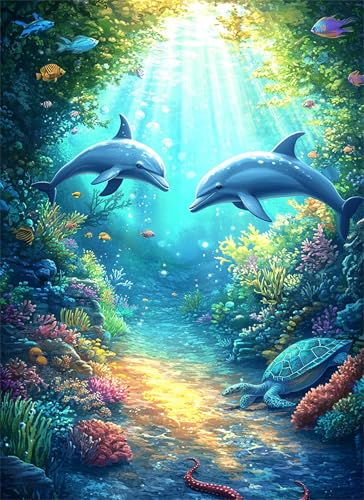 Puzzle 1000 Teile Delphin Puzzle Erwachsene, Holzpuzzle Klassische Puzzles Tier Jigsaw Puzzles für Erwachsene Kinder, Clevere Rätsel Paper Jigsaw, 50x70cm Puzzle 1000 Teile Delphin Puzzle Erwachsene, Holzpuzzle Klassische Puzzles Tier Jigsaw Puzzles für Erwachsene Kinder, Clevere Rätsel Paper Jigsaw, 50x70cm von HNBDE