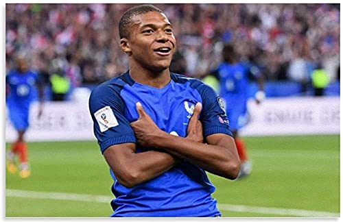 Puzzle 1000 Teile Papiermontage Bild Kylian Mbappé Lottin Fußballstar Poster Spiele für Erwachsene Lernspielzeug von HNBDE