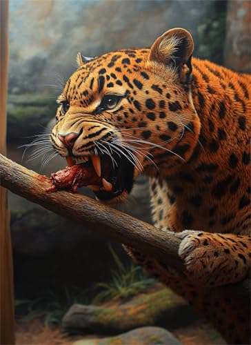 Puzzle 1000 Teile Tier Puzzle Erwachsene, Holzpuzzle Klassische Puzzles Leopard Jigsaw Puzzles für Erwachsene und Kinder, Clevere Rätsel Paper Jigsaw, 50x70cm Puzzle 1000 Teile Tier Puzzle Erwachsene, Holzpuzzle Klassische Puzzles Leopard Jigsaw Puzzles für Erwachsene und Kinder, Clevere Rätsel Paper Jigsaw, 50x70cm von HNBDE