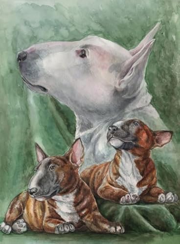 Puzzle 1000 Teile Tierhunde Poster für Erwachsene Familien Puzzle Spielzeug Dekompressionsspiel38x52cm von HNBDE