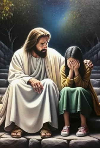 Puzzle 1000 Teile – Unregelmäßiges Kunstpuzzle – Jesus-Ölgemälde – Lustiges Spielzeug für ältere Menschen – Familien-Lernspiel zum Gedächtnis – Wanddekoration – 38x52cm Puzzle 1000 Teile – Unregelmäßiges Kunstpuzzle – Jesus-Ölgemälde – Lustiges Spielzeug für ältere Menschen – Familien-Lernspiel zum Gedächtnis – Wanddekoration – 38x52cm von HNBDE