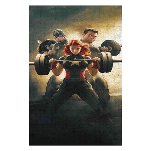 Puzzle 1000 Teile für Erwachsene, Puzzlespiel für Kinder, Puzzlespielzeug, Heimdekoration, Landschaftsfilmplakate, 50 * 70cm von HNBDE