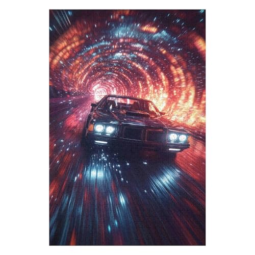 Puzzle 1000 Teile für Erwachsene, schwierige und schwere Puzzles für Frauen und Männer, hochwertiger Karton, präzises Ineinandergreifen, Zurück in die Zukunft, 38 * 52cm Puzzle 1000 Teile für Erwachsene, schwierige und schwere Puzzles für Frauen und Männer, hochwertiger Karton, präzises Ineinandergreifen, Zurück in die Zukunft, 38 * 52cm von HNBDE
