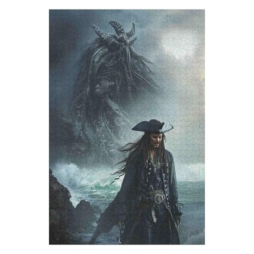 Puzzle 1000 Teile für Erwachsene,Pirat,DIY-Spielzeug, Entspannungspuzzles, Spiele, Unmögliche Puzzles, Spiele, Geschenk, Mehrfarbig, Lernspiele, 1000 Stück, 38 * 52cm Puzzle 1000 Teile für Erwachsene,Pirat,DIY-Spielzeug, Entspannungspuzzles, Spiele, Unmögliche Puzzles, Spiele, Geschenk, Mehrfarbig, Lernspiele, 1000 Stück, 38 * 52cm von HNBDE
