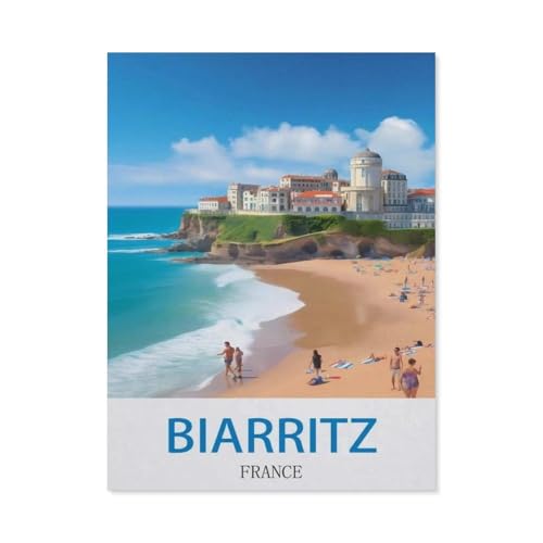 Puzzle 1000 pièces, Biarritz, France, jeu de décompression en Papier Pour adultes - Q38x52cmJ176 Puzzle 1000 pièces, Biarritz, France, jeu de décompression en Papier Pour adultes - Q38x52cmJ176 von HNBDE