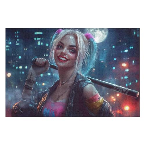Puzzle 1500 Pieces for Adults Anime Joker Movie Educational Intellectual Decompression Toy Funny Family Game for Children Adults Challenging38 57x87cm Fds469 von HNBDE