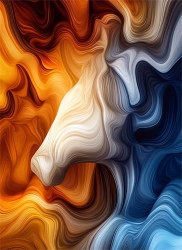 Puzzle 1500 Teile Farbe Puzzle Erwachsene, Holzpuzzle Klassische Puzzles Abstrakt Jigsaw Puzzles für Erwachsene und Kinder, Clevere Rätsel Paper Jigsaw, Geschicklichkeitsspiel für die Ganze 57x87cm von HNBDE