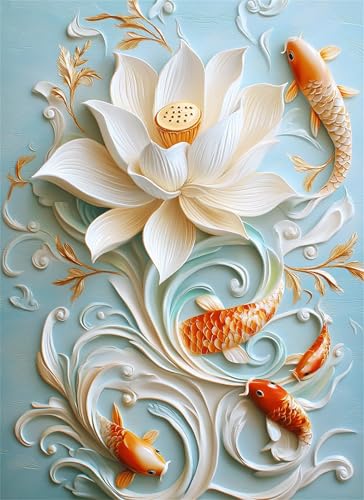 Puzzle 1500 Teile Goldfisch Puzzle Erwachsene, Holzpuzzle Klassische Puzzles Lotus Jigsaw Puzzles für Erwachsene und Kinder, Clevere Rätsel Paper Jigsaw, Geschicklichkeitsspiel für die Ganze 57x87cm Puzzle 1500 Teile Goldfisch Puzzle Erwachsene, Holzpuzzle Klassische Puzzles Lotus Jigsaw Puzzles für Erwachsene und Kinder, Clevere Rätsel Paper Jigsaw, Geschicklichkeitsspiel für die Ganze 57x87cm von HNBDE