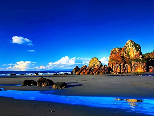 Puzzle 1500 Teile für Erwachsene, Landschaftsbild Einer einsamen Insel, Lernspiel, Puzzle für Kinder, Heimkunstdekoration und Mj379TY 57x87cm von HNBDE