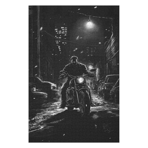 Puzzle 1500 Teile für Erwachsene, Puzzlespiel, Kinderpuzzle, Spielzeug, Heimdekoration, Landschaft, Motorradgang, 57 * 87cm Puzzle 1500 Teile für Erwachsene, Puzzlespiel, Kinderpuzzle, Spielzeug, Heimdekoration, Landschaft, Motorradgang, 57 * 87cm von HNBDE
