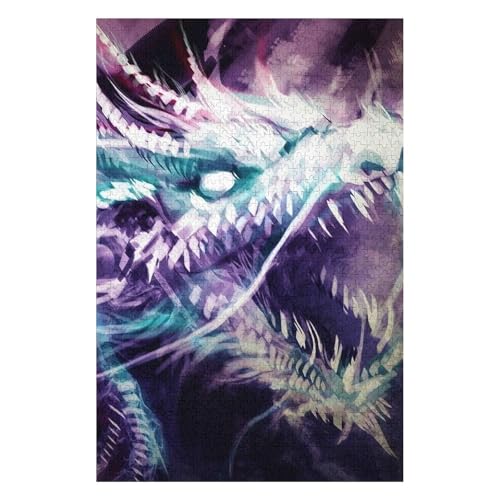 Puzzle | Fliegender Drache | 1000-teiliges Puzzlespiel für Erwachsene und Kinder, 50 * 70cm c7gy von HNBDE