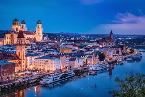 Puzzle for Adults 1000 Budapest Danube Evening 26x38cm von HNBDE