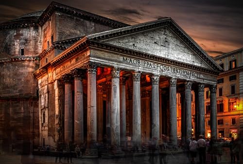 Puzzle for Adults 1000 Pieces Italy Rome Pantheon Mj507TY 26x38cm Puzzle for Adults 1000 Pieces Italy Rome Pantheon Mj507TY 26x38cm von HNBDE