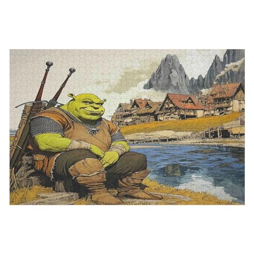 Puzzle for Adults Puzzle 1000 Pieces Child Shrek Home Decor Modern Festival DIY Gift Intellectual Game39 38x52cm NbG135 Puzzle for Adults Puzzle 1000 Pieces Child Shrek Home Decor Modern Festival DIY Gift Intellectual Game39 38x52cm NbG135 von HNBDE