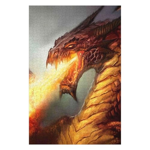 Puzzle für Erwachsene, 1000 Teile, Fliegender Drache, Filmpuzzle für Kinder, Lernspielzeug, Denkspiel, Geschenk, Teenager, DIY-Home-Entertainment-Spielzeug 26 * 38cmc381gy Puzzle für Erwachsene, 1000 Teile, Fliegender Drache, Filmpuzzle für Kinder, Lernspielzeug, Denkspiel, Geschenk, Teenager, DIY-Home-Entertainment-Spielzeug 26 * 38cmc381gy von HNBDE