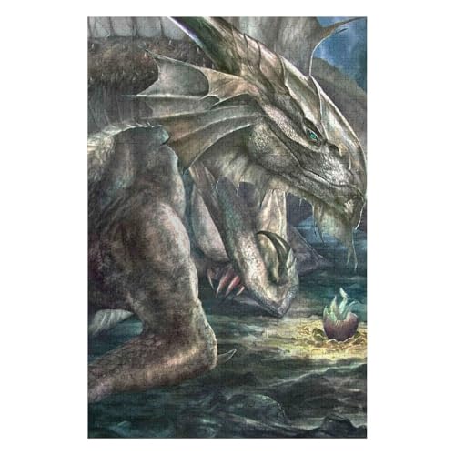 Puzzle für Erwachsene, 1000 Teile, Fliegender Drache, Filmpuzzle für Kinder, Lernspielzeug, Denkspiel, Geschenk, Teenager, DIY-Home-Entertainment-Spielzeug 38 * 52cmc27gy Puzzle für Erwachsene, 1000 Teile, Fliegender Drache, Filmpuzzle für Kinder, Lernspielzeug, Denkspiel, Geschenk, Teenager, DIY-Home-Entertainment-Spielzeug 38 * 52cmc27gy von HNBDE