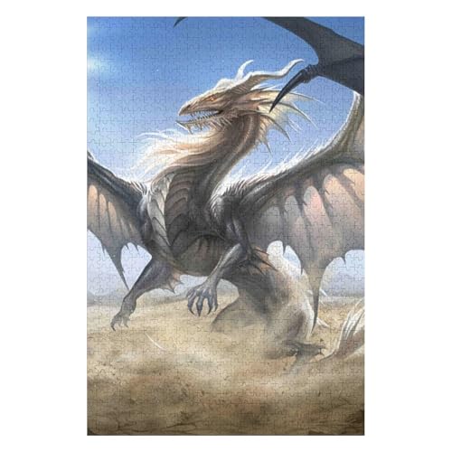 Puzzle für Erwachsene, 1000 Teile, Fliegender Drache, Filmpuzzle für Kinder, Lernspielzeug, Denkspiel, Geschenk, Teenager, DIY-Home-Entertainment-Spielzeug 38 * 52cmc69gy Puzzle für Erwachsene, 1000 Teile, Fliegender Drache, Filmpuzzle für Kinder, Lernspielzeug, Denkspiel, Geschenk, Teenager, DIY-Home-Entertainment-Spielzeug 38 * 52cmc69gy von HNBDE