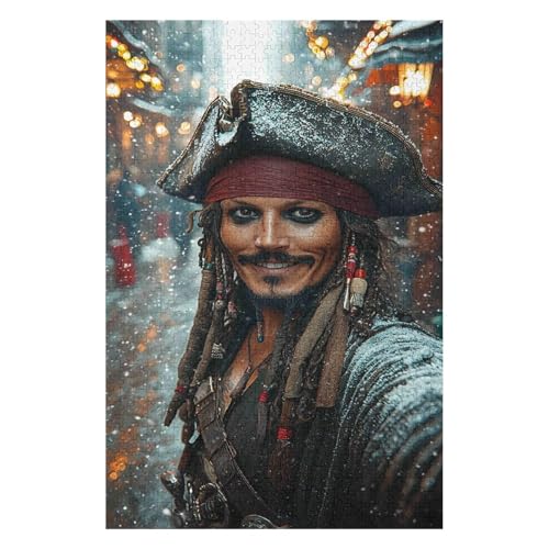 Puzzle mit Piratenmuster, Papierpuzzle für Erwachsene und Kinder, 1000 Teile, Geburtstagsgeschenke für Jungen und Mädchen, Heimdekoration, Papierpuzzle, 50 * 70cm Puzzle mit Piratenmuster, Papierpuzzle für Erwachsene und Kinder, 1000 Teile, Geburtstagsgeschenke für Jungen und Mädchen, Heimdekoration, Papierpuzzle, 50 * 70cm von HNBDE