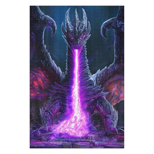 Puzzle mit fliegendem Drachenmuster, Papierpuzzle für Erwachsene und Kinder, 1000 Teile, Geburtstagsgeschenke für Jungen und Mädchen, Heimdekoration, Papierpuzzle, 26 x 38 cm, c404gy Puzzle mit fliegendem Drachenmuster, Papierpuzzle für Erwachsene und Kinder, 1000 Teile, Geburtstagsgeschenke für Jungen und Mädchen, Heimdekoration, Papierpuzzle, 26 x 38 cm, c404gy von HNBDE