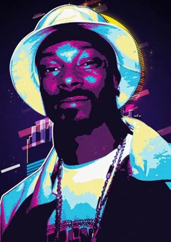 Puzzles 1500 Stück – Abstract Art Jigsaw, Classic Rappers Singers Posters – Lernspiele für Erwachsene – personalisiertes Challenge-Spielzeug – 57x87cm von HNBDE