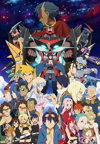 Puzzles 1500 Stück – Kunst-Puzzle-Geschenke – Klassische japanische Anime-Tengens-Gurren-Lagann-Poster – Lernspielzeug für Kinder – Lernspielzeug für die ganze Familie – 57x87cm Puzzles 1500 Stück – Kunst-Puzzle-Geschenke – Klassische japanische Anime-Tengens-Gurren-Lagann-Poster – Lernspielzeug für Kinder – Lernspielzeug für die ganze Familie – 57x87cm von HNBDE
