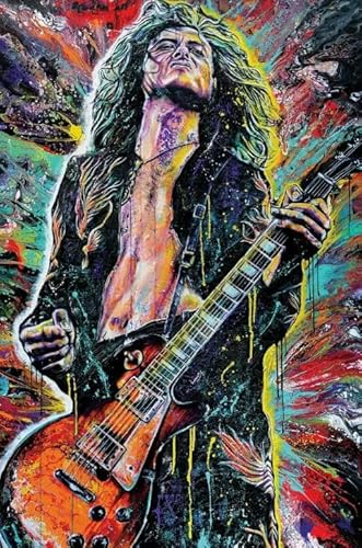 Puzzles 1500 Stück - Zeppelins Classic Band Art Posters - Abstract Puzzle - Memory-Spie for Adults - Spielzeug Zum Stressabbau Für Die Ganze Familie - 57x87cm Puzzles 1500 Stück - Zeppelins Classic Band Art Posters - Abstract Puzzle - Memory-Spie for Adults - Spielzeug Zum Stressabbau Für Die Ganze Familie - 57x87cm von HNBDE