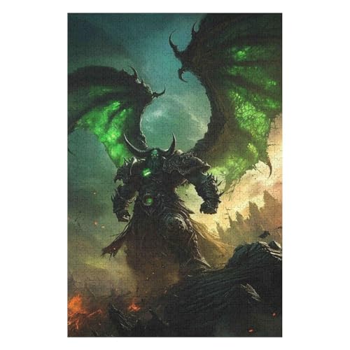 Puzzles - World of Warcraft, Jigsaw - 1500 Piece Jigsaws for Adults, Artist Illustrated, Scenic Landscape, Deluxe Puzzle Gifts(57 * 87cm) von HNBDE