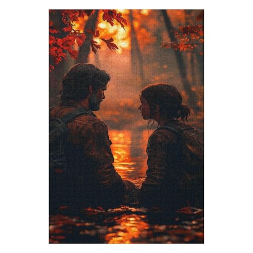 Puzzles for Adults, 1000 Pieces, The Last of Us，Film Puzzles for Children, Educational Toy, Intellectual Game, Gift, Teens, DIY Home Entertainment Toy(50 * 70cm) von HNBDE
