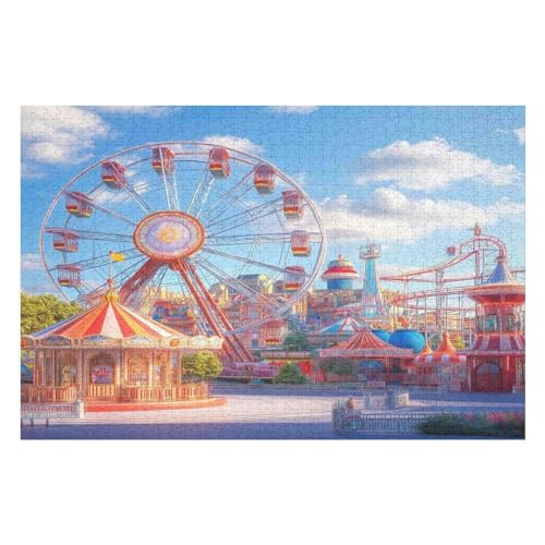 Puzzles for Adults ThemeAmusement Park 1000 Pieces Paper Puzzle for Adults and Children from 12 Year Educational Toy26 26x38cm NbG039 Puzzles for Adults ThemeAmusement Park 1000 Pieces Paper Puzzle for Adults and Children from 12 Year Educational Toy26 26x38cm NbG039 von HNBDE