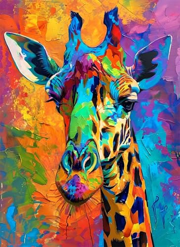Tier Puzzle 1000 Teile, Puzzle für Erwachsene und Kinder 12 Jahren, DIY Puzzelmatten, Premium Quality Klassische Paper Jigsaw, Home Wand Dekor Geschenk 50x70cm von HNBDE