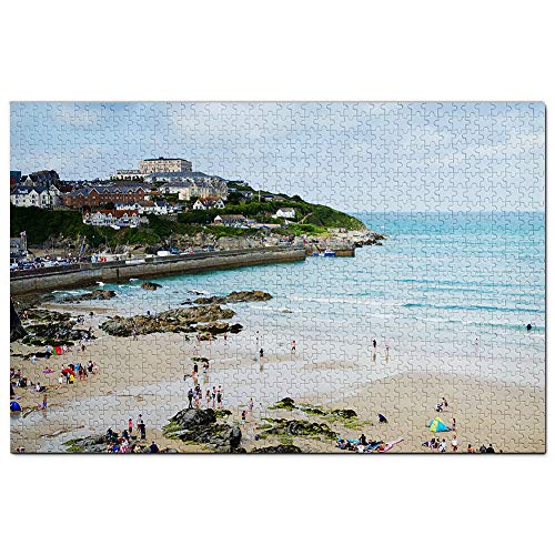 UK England Newquay Beach Puzzle für Erwachsene 1000 Teile Reisegeschenk Souvenir 50x70cm von HNBDE