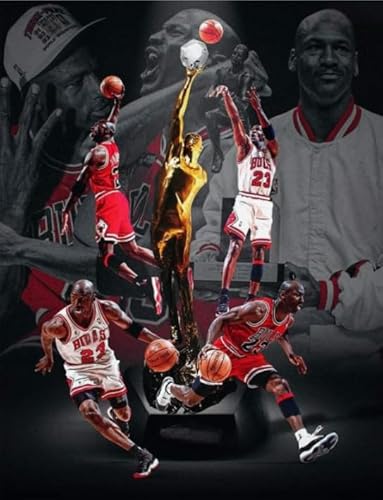 Unregelmäßige Kunstpuzzles – Basketball-Spieler-Poster – Memory-Spie für Erwachsene – Spielzeug für die ganze Familie – Wanddekoration – 1000 Stück Puzzle – 50x70cm von HNBDE