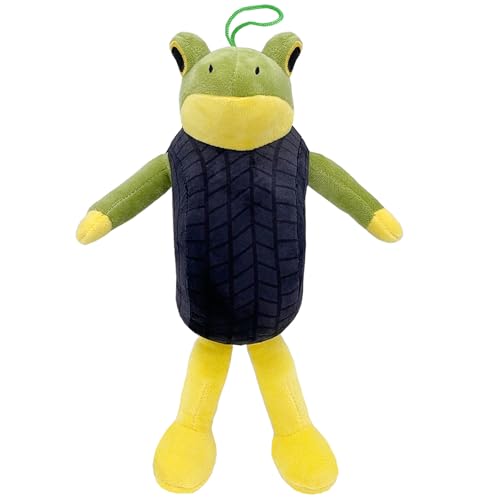 HNIEHEDT Tung Tung- Tung -Sahur Plüsch, Tralalero Hai-Spielzeug, Lustige italienische Hai-Meme-Figur, Plüsch-Geburtstagsgeschenk für Kinder & Fans (G) von HNIEHEDT