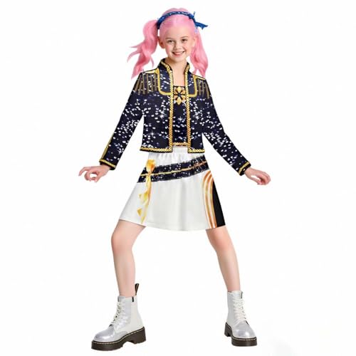 HNLAZJL Jäger Mädchen Bühnenoutfit Popsänger Dress Up Kostüm für 5-14 Jahre HNLAZJL Jäger Mädchen Bühnenoutfit Popsänger Dress Up Kostüm für 5-14 Jahre von HNLAZJL