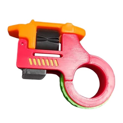 3D-Druck Fidget Guns Toy+Push-Karten Kreativ,Anti Stress Spielzeug Verschiedene SpielmöGlichkeiten EDC Für Angst Und Stressabbau,Spielzeugpistole Tragbar Mini Stilvoll von HNSYPX