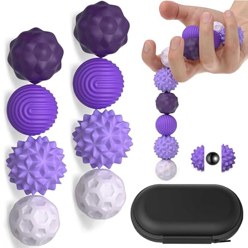 8pcs Fidger Stressball Toys φ2.3mm Silikon,Magnet Stressball Lindert Stress Und äNgste Textur BerüHren,Sensorik Spielzeug Geeignet Für Kinder,Erwachsene,Teenager von HNSYPX