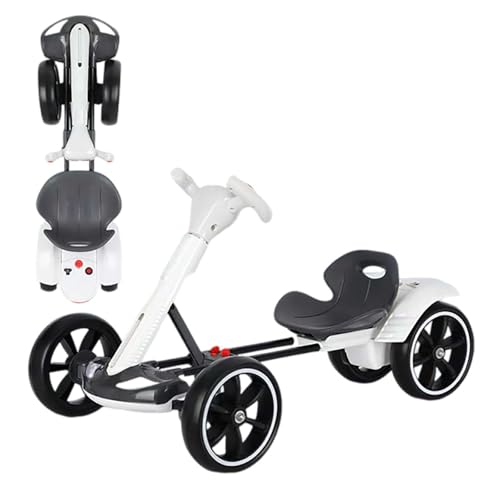 Elektrisches Gokart 5 Mph Für Kinder,Go Kart Elektrisch Einstellbar Sicher Und Stabil 30kg GewichtskapazitäT,Gokart Mit Motor Led Lichter Zusammenklappbar Keine Montage Elektrisches Gokart 5 Mph Für Kinder,Go Kart Elektrisch Einstellbar Sicher Und Stabil 30kg GewichtskapazitäT,Gokart Mit Motor Led Lichter Zusammenklappbar Keine Montage von HNSYPX