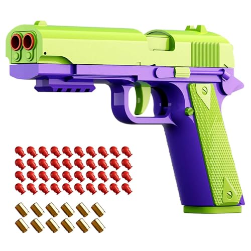 HNSYPX Spielzeugpistole Doppeltes Abfeuern,Soft Bullet Guns Toy+40 Stück Weiche Kugel+Magazin Mit GroßEr KapazitäT Wiederholbar,Spielzeug Waffen Realistischer Betrieb Reichweite 8-10m HNSYPX Spielzeugpistole Doppeltes Abfeuern,Soft Bullet Guns Toy+40 Stück Weiche Kugel+Magazin Mit GroßEr KapazitäT Wiederholbar,Spielzeug Waffen Realistischer Betrieb Reichweite 8-10m von HNSYPX
