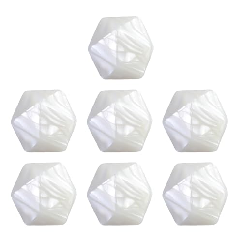 HNsdsvcd 20pcs 20mm Acryl Würfel Mit Glatten Oberflächen Runden Rohlinge 20 Seitig Sided Dices von HNsdsvcd